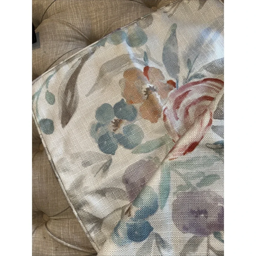 Pier 1 Floral Throw Pillow 